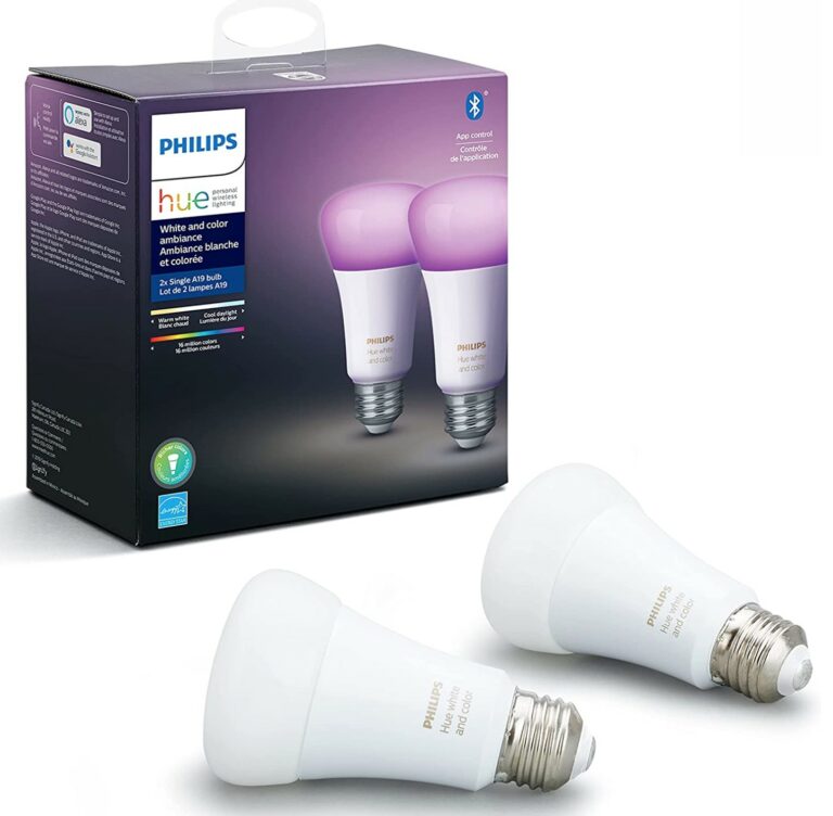 Philips Hue Ambiance A19 Smart LED Bulb